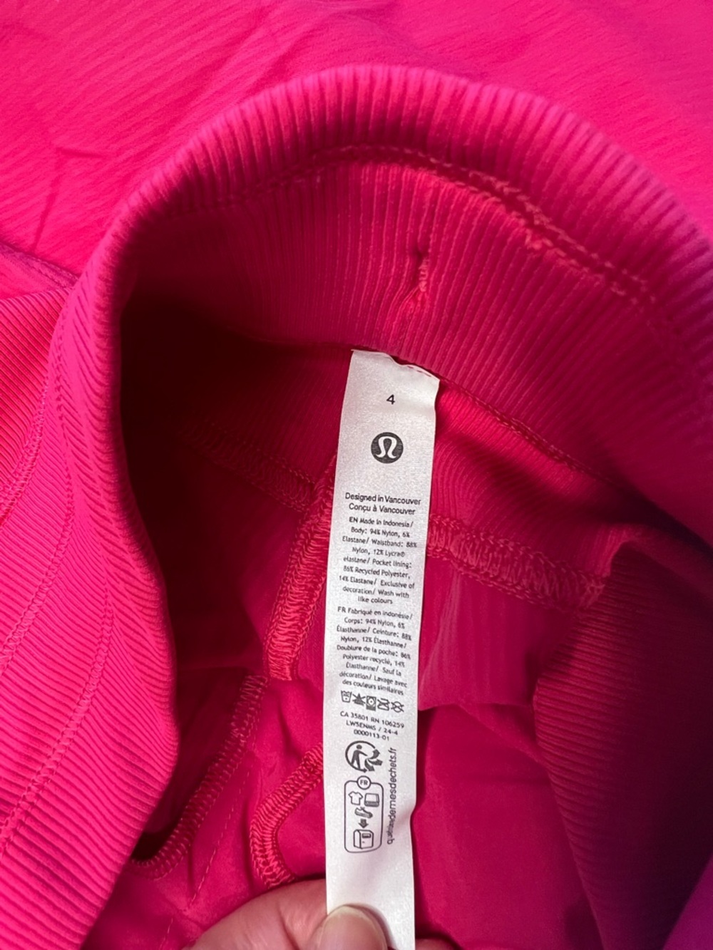 Lululemon Dance Studio Mid Rise Jogger Full Length Passionate NWT Size 4 - Picture 5 of 6